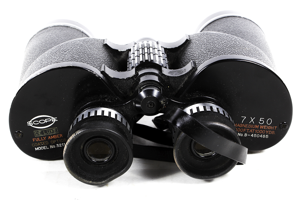 Vintage Scope Deluxe Binoculars with Case EBTH